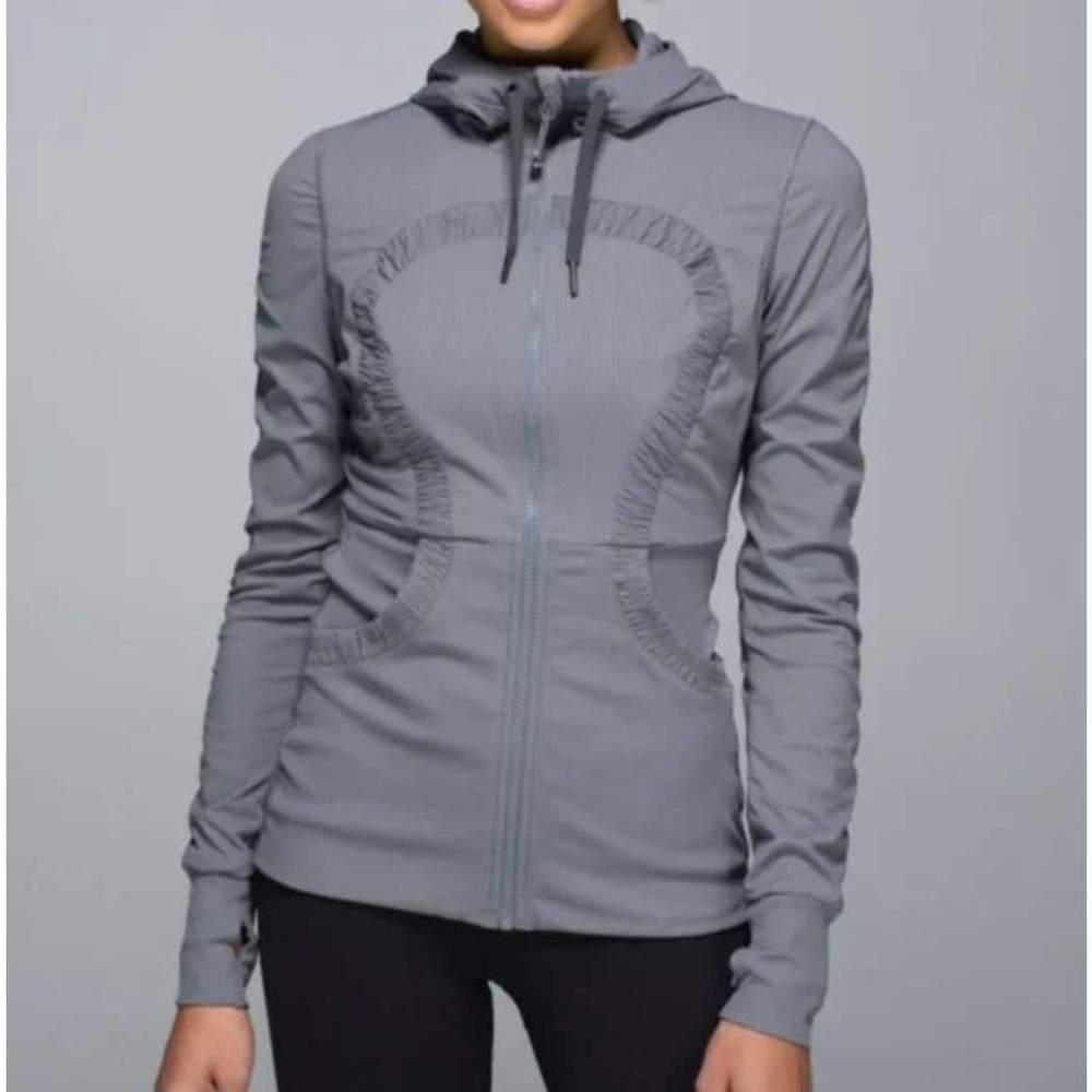 Lululemon Athletica Gray Performance Jacket Slim Fit